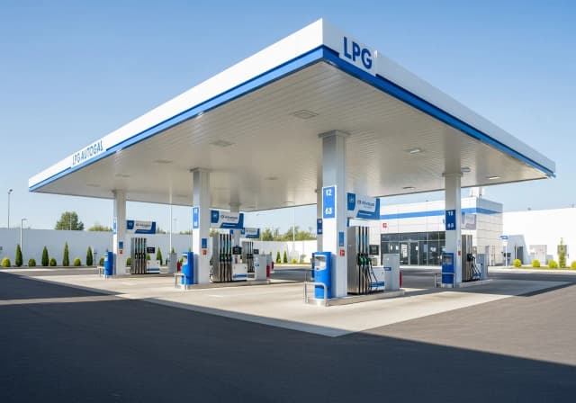LPG dispenser station